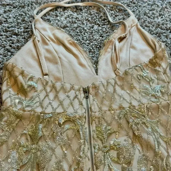 Embroidered Midi Dress - Picture 3 of 5